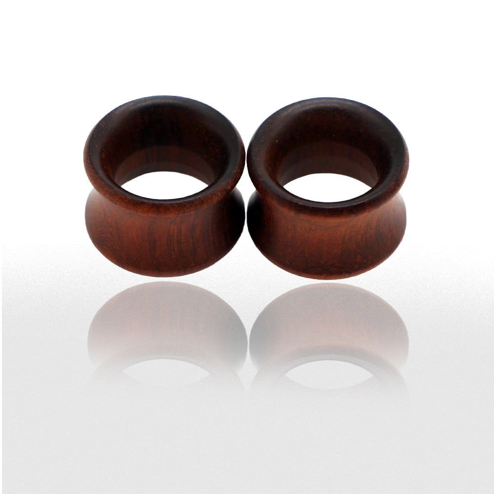 Beydodo Écarteur Oreilles 8mm, Tunnel Ecarteur Oreille Bois 2 Pièces Marron Plug Tunnel Oreille 0g