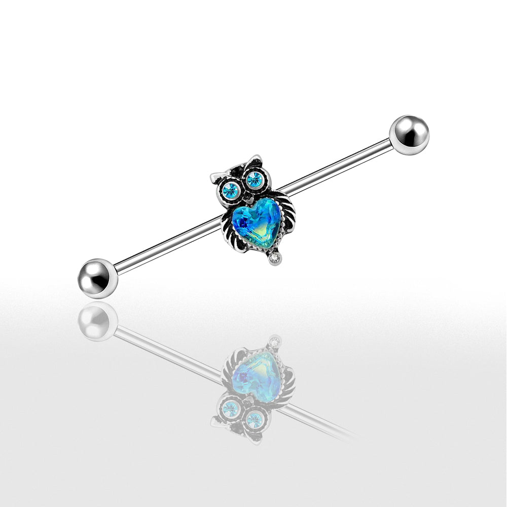 Piercing oreille cartilage fleur argenté