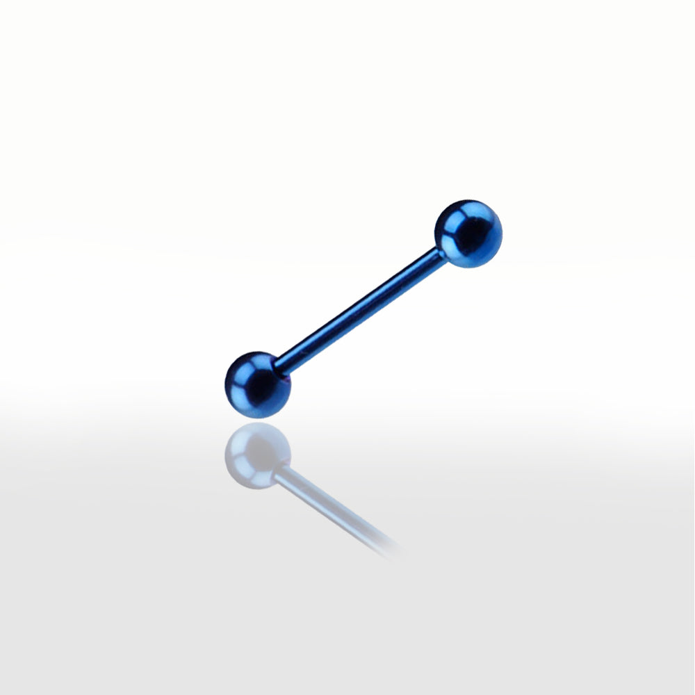 Lot De 4 Piercings Langue Barbell Avec Motif Crâne Et Flamme - Acier Inox, Diamètre 1.6mm, Neuf Sous Blister
